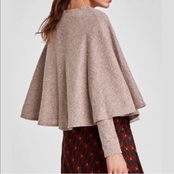 Zara Tops - Zara | Soft Feel Cape Top